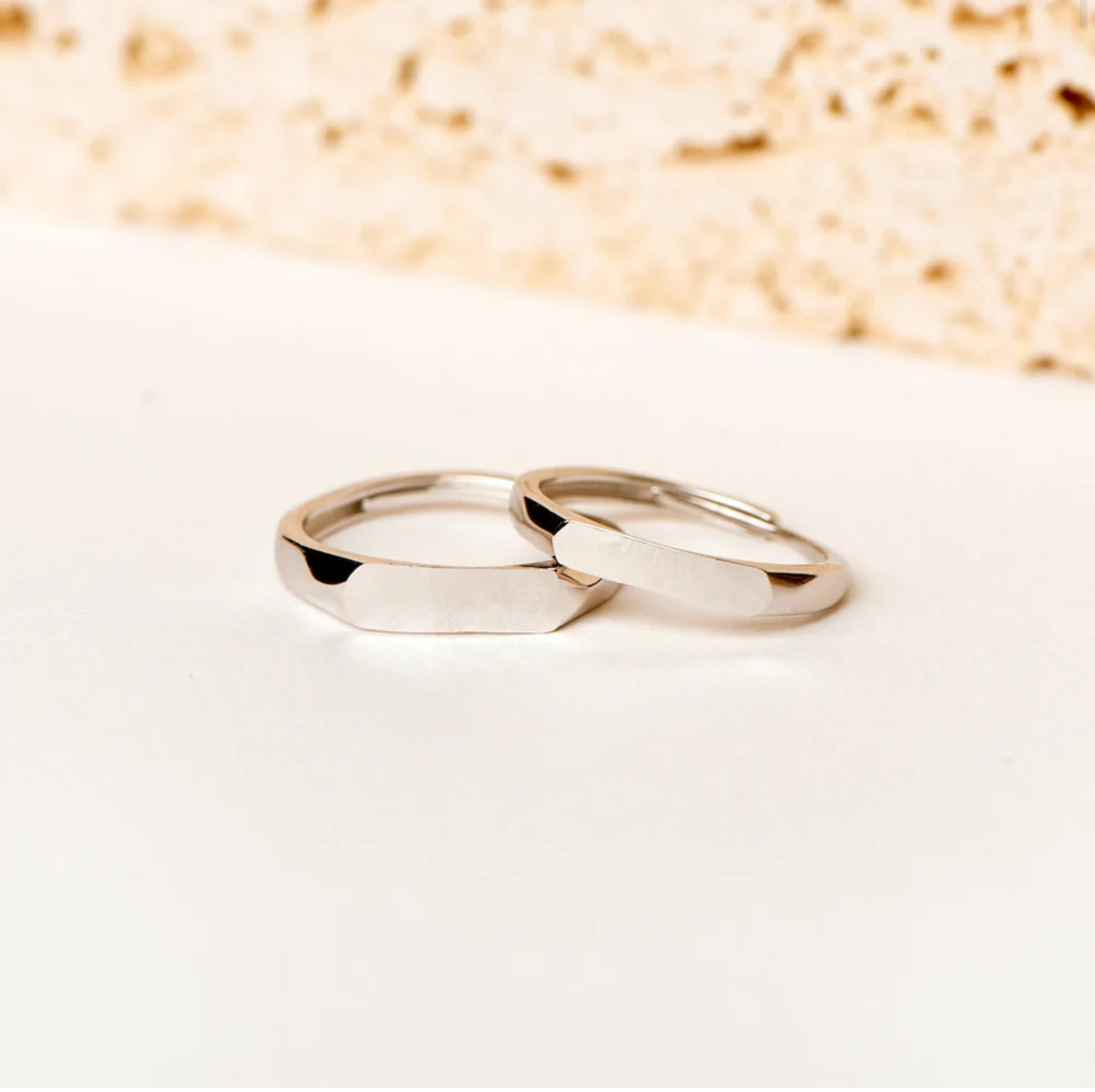 LumiLove Skulptureret Ring | En Skjult Besked om Kærlighed-zarada.dk