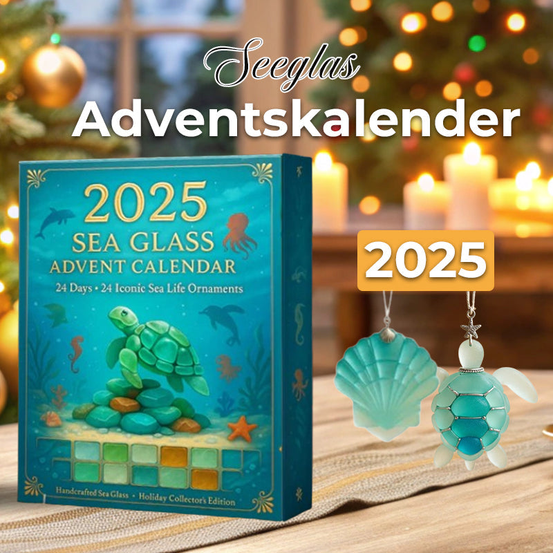 ShellSpark Adventskalender 2025 | Oplev daglige overraskelser med miljøvenlige havglas kunstskatte!