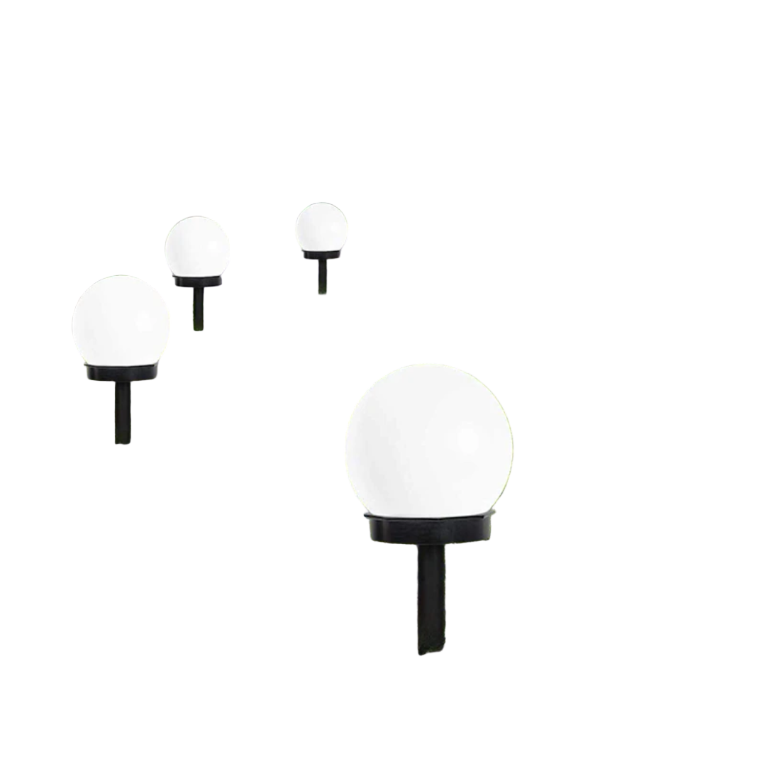 3 Stykker Solar Globe Havebelysning
