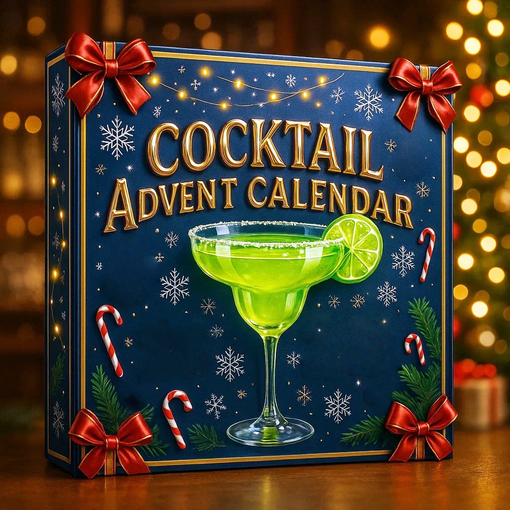Cocktailluxe | 2025 Festlig Cocktail Adventskalender Drikke Countdown Oplevelse