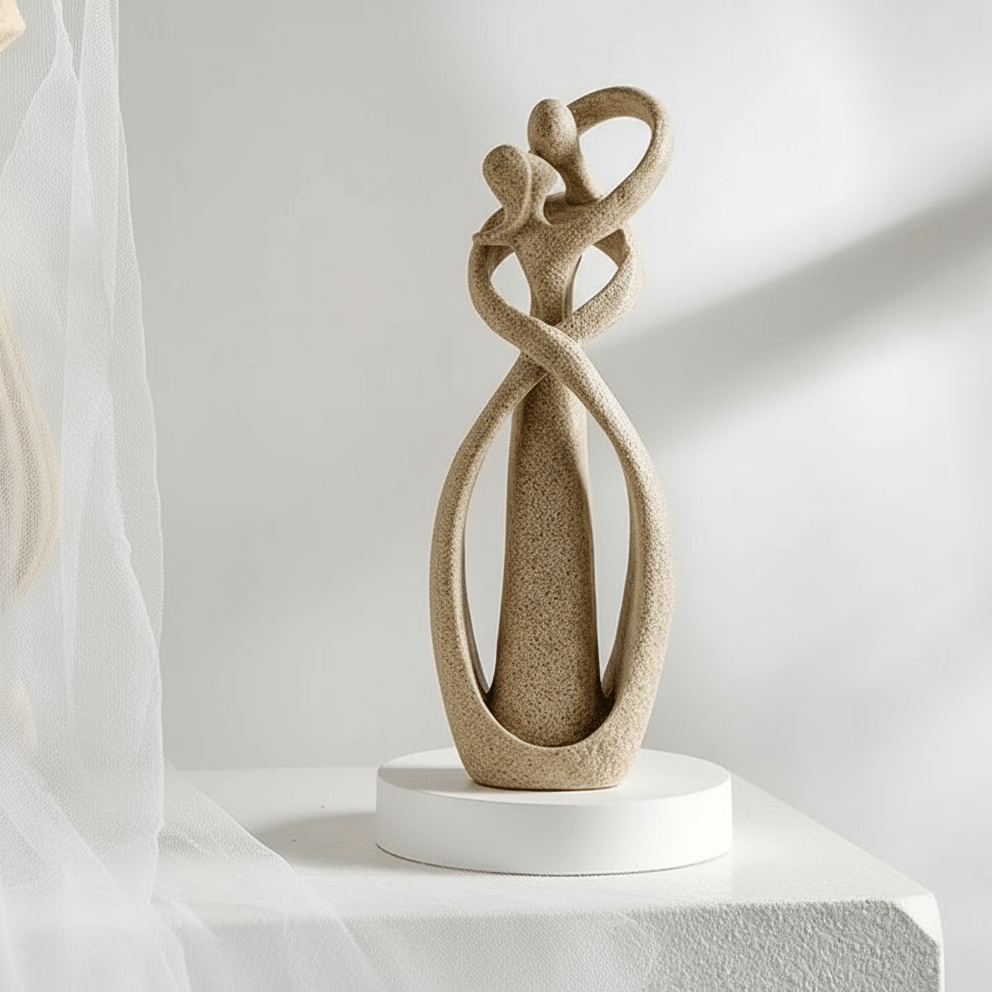 Abstrakt Skulptur Tidløs Kærlighed