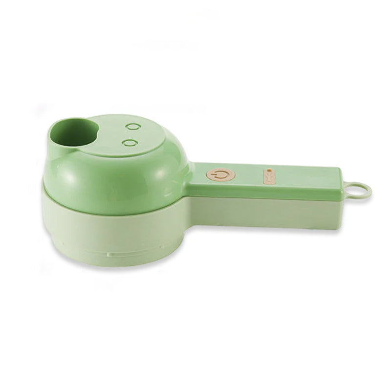 GreenTech grøntsagsslicer | Den 4 i 1 Elektrisk genopladelige grøntsagsslicer-zarada.dk