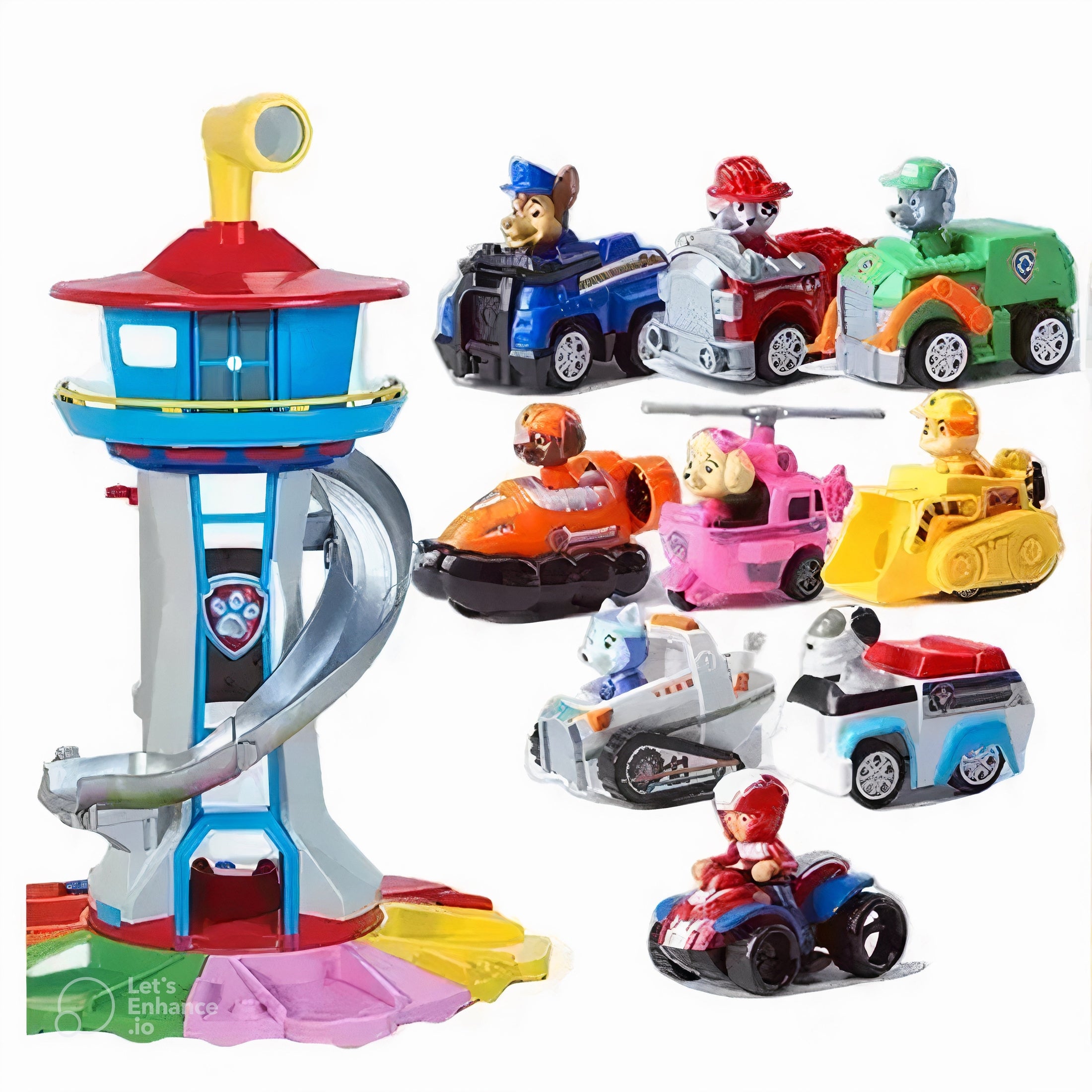 Paw Patrol legetårn | Sjovt og holdbart legetøj til børn | 52 cm højt!-zarada.dk