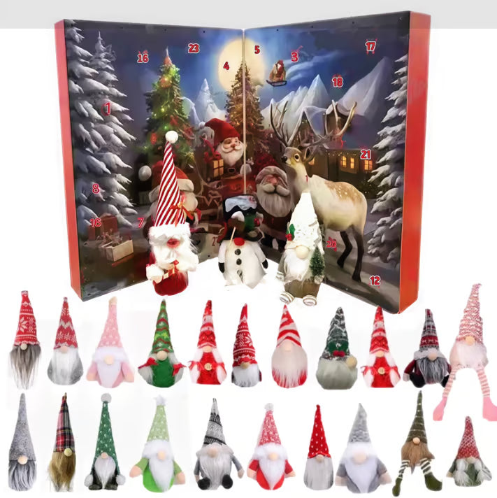 GnomeJoy adventskalender | Festlig juleoptælling med charmerende nissefigurer!