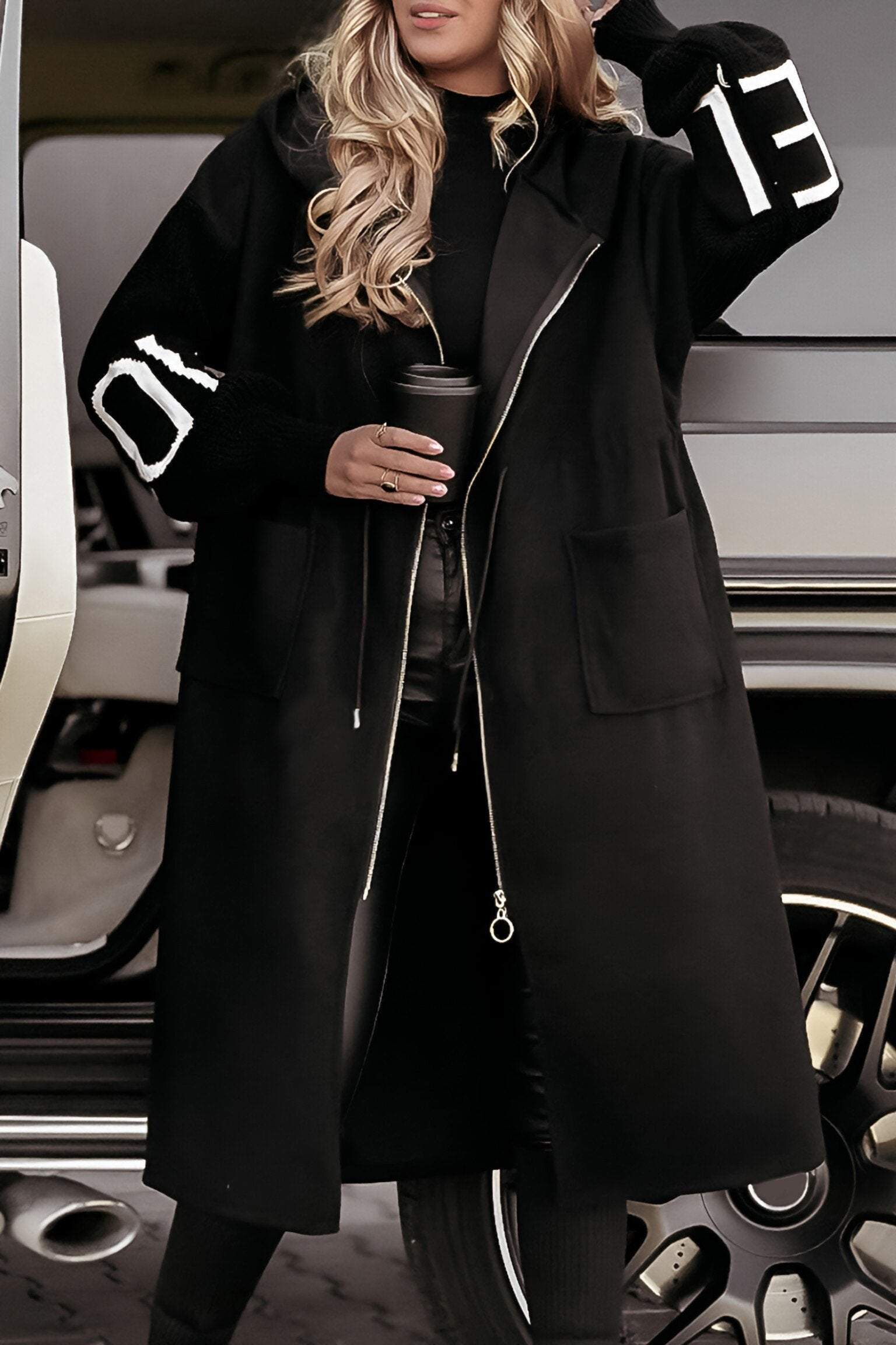 Adelaide Patchwork Frakke til Kvinder – Varm og Stilfuld Jakke med Moderne og Elegant Design