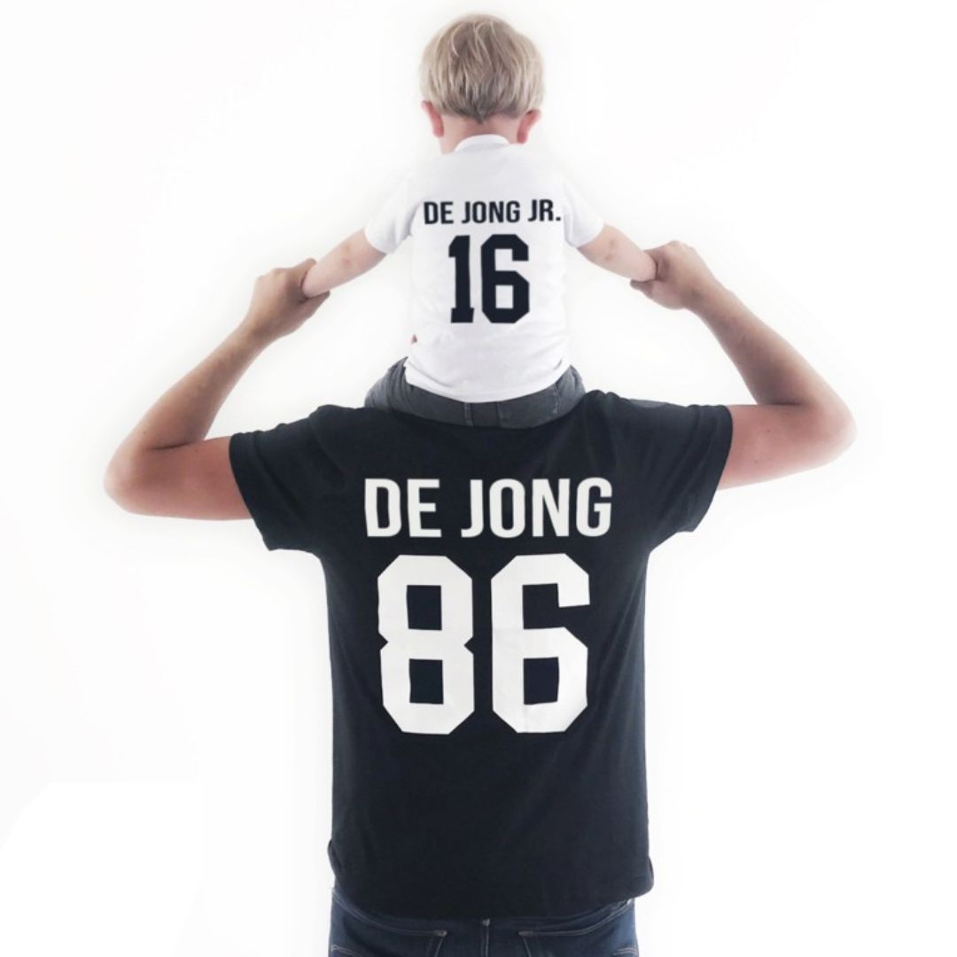 TwinMatch skjorte | Personliggjort skjorte til far og mig-zarada.dk